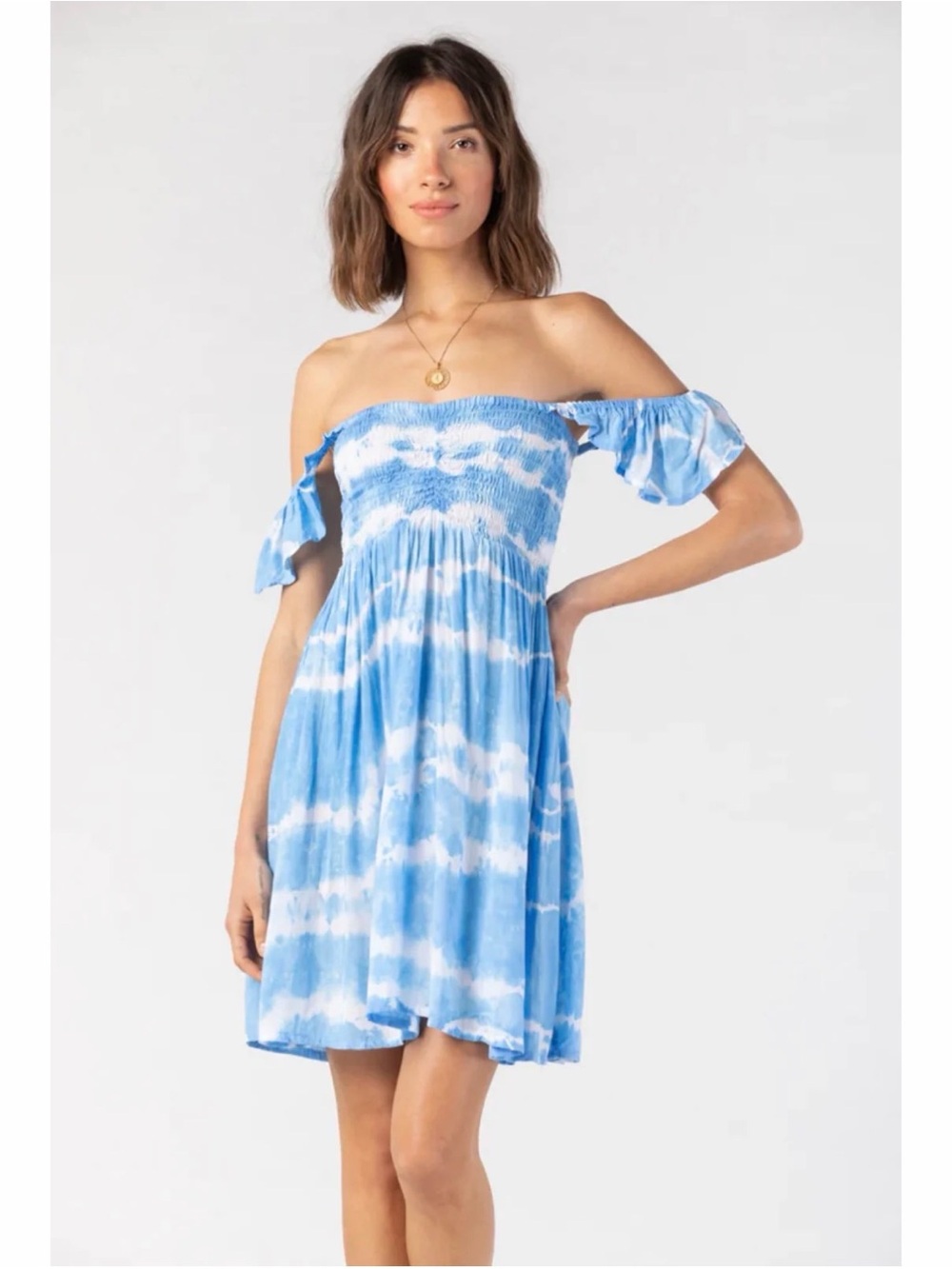 Tiare Hawaii Hollie Mini Dress boho beachy vacation cruise smock
